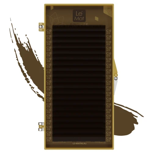 Brown Eyelashes Tiramisu Le Mat "Bronze" 20 Lines D 0.10 MIX - Image 5
