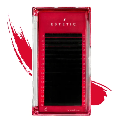 Black Eyelashes from Le Mat "Estetic" 16 Lines C+ 0.10 - Image 5