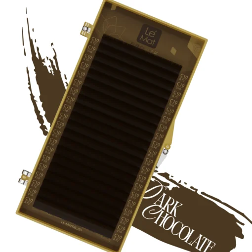 Le Mat Bronze Dark Chocolate – Deep Brown Eyelash Extensions - Image 5
