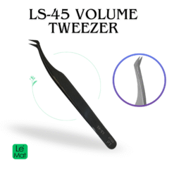 Le Mat LS-45 Hybrid Eyelash Tweezer – 45° Volume Tweezer for 4D+ Lashing | Expert Series