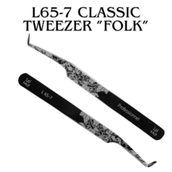 Le Mat L65-7 Folk Eyelash Tweezer – 65° Classic Tweezer with 7 mm Working Area | Professional Series
