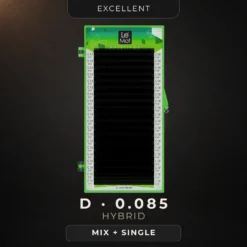 Excellent D 0,085 Hybrid-Wimpern