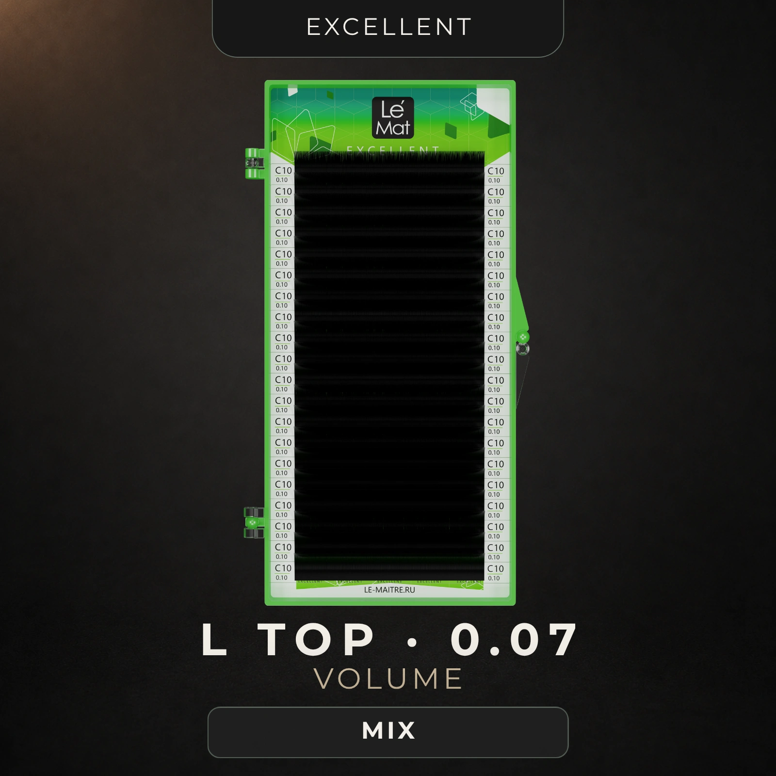 Excellent L Top 0.07 Volume Lashes (Mix)